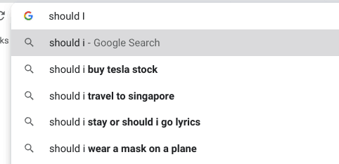 Tesla stock search