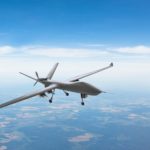 drone flying against backdrop of blue sky representing drone asx share price