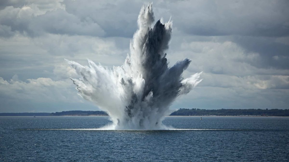 surging asx share price represented by explosion coming out of lake