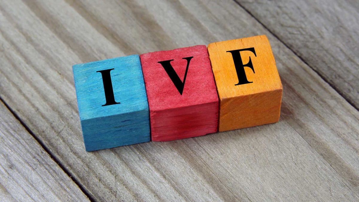 wooden blocks printed with the letters IVF signifying Monash IVF share price