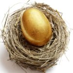 golden egg in a nest representing a SMSF investment