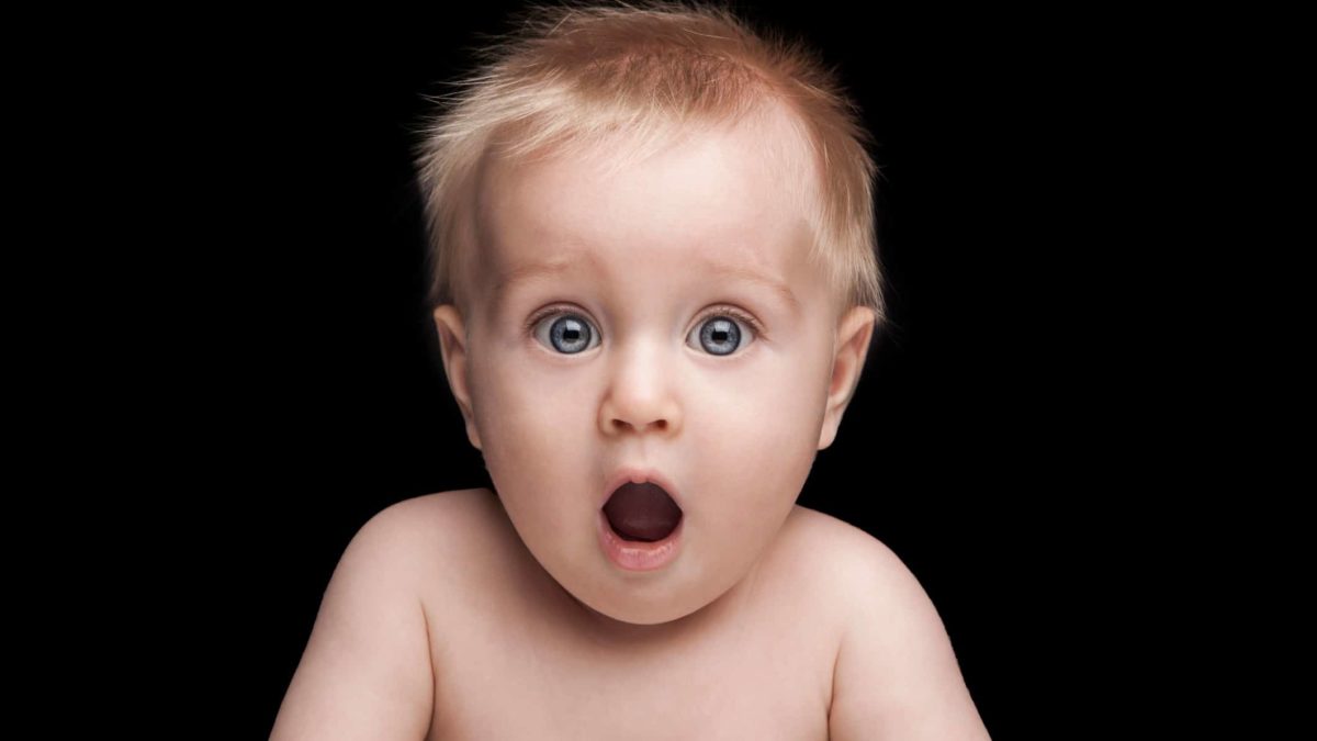baby with look of surprised as if at huge increase in COVID baby boom asx shares