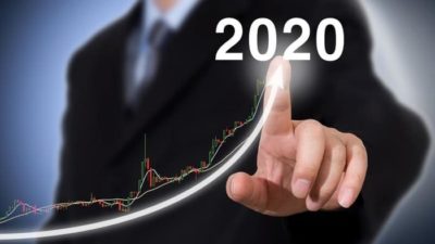 2020 rising stock chart