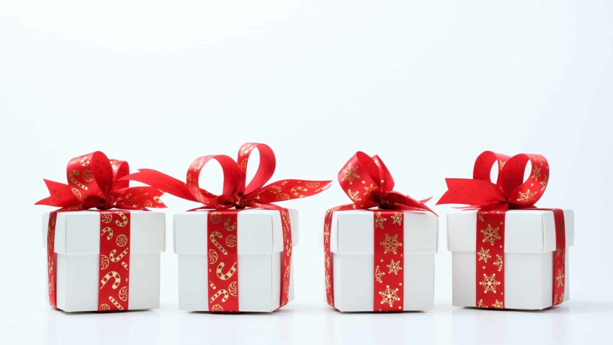 4 asx shares to buy for christmas represented by 4 little christmas presents