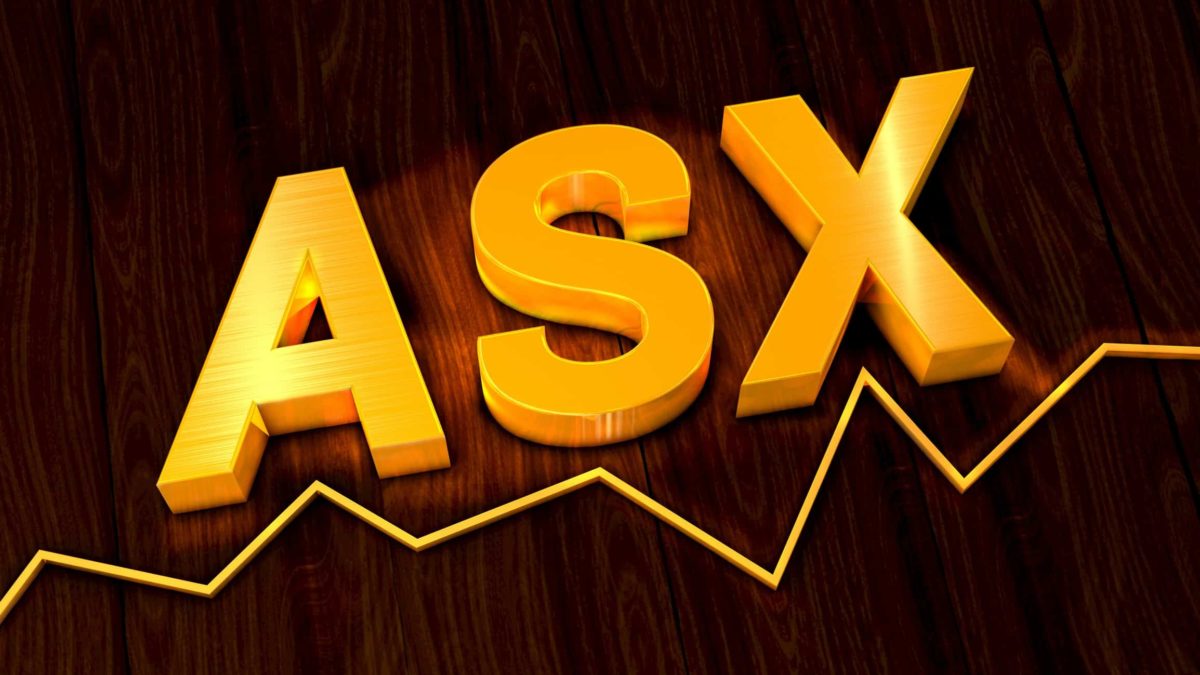 ASX shares represented by gold letters spelling ASX sitting atop a line graph