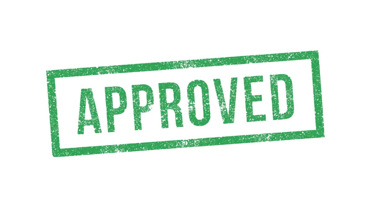 rising damstra share price following court ruling represented by green 'approved' stamp