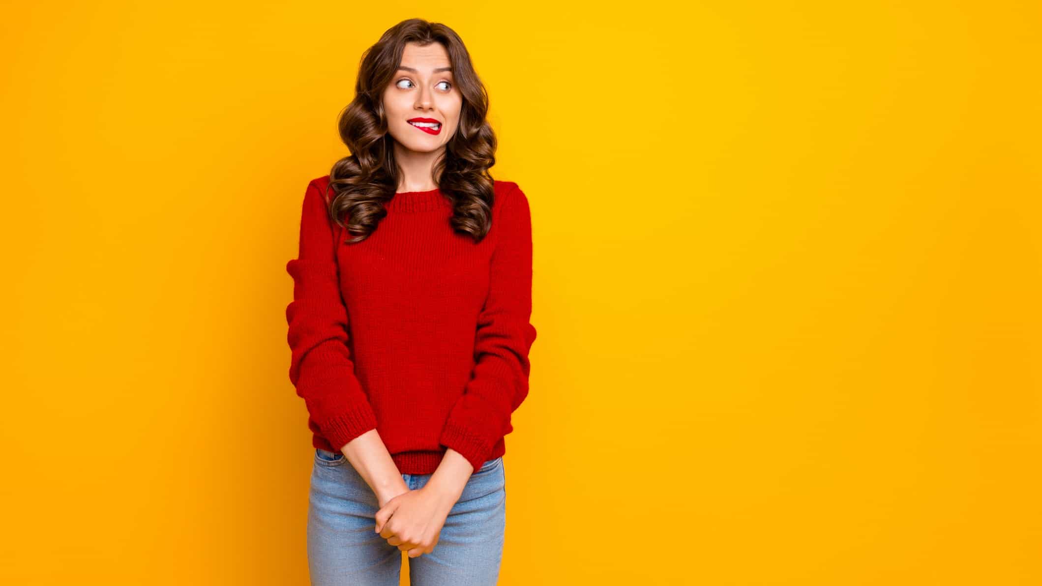 asx investor looking worried about her investment and share prices