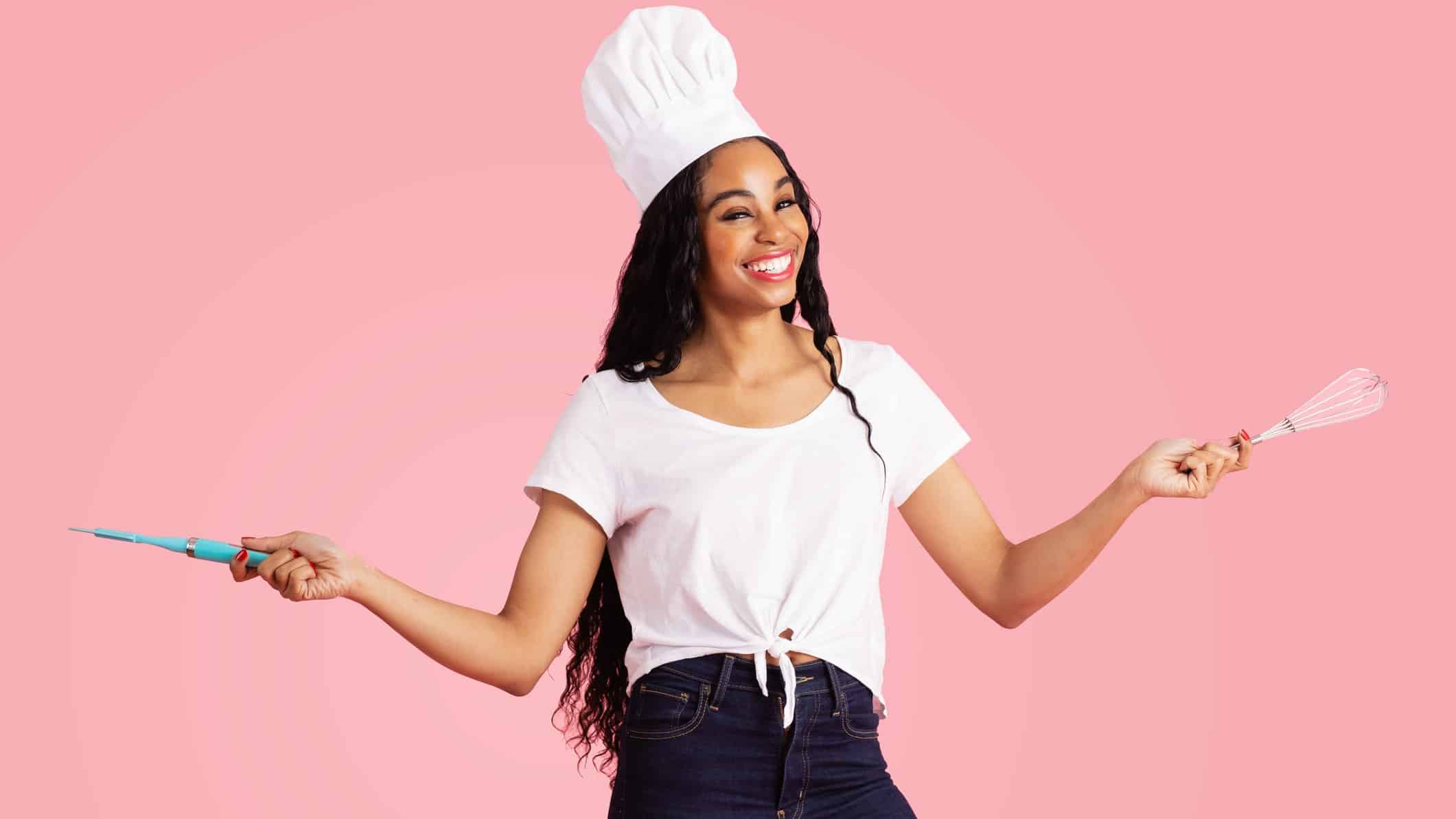 kitchen supplies asx share price rise represented by excited looking cook