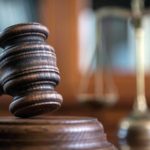Judge's gavel and justice scales