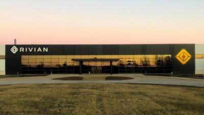 Rivian's Illinois factory.