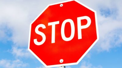 asx share price trading halt represented by stop sign