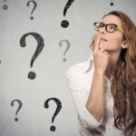 wondering about asx shares represented by woman surrounded by question marks