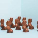 Small chocolate bunnies.