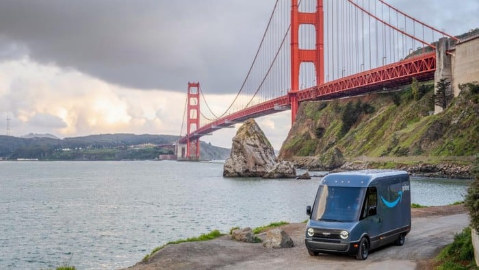 Rivian electric delivery vans for Amazon
