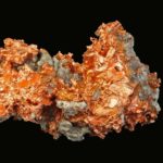 Chunk of mined copper.