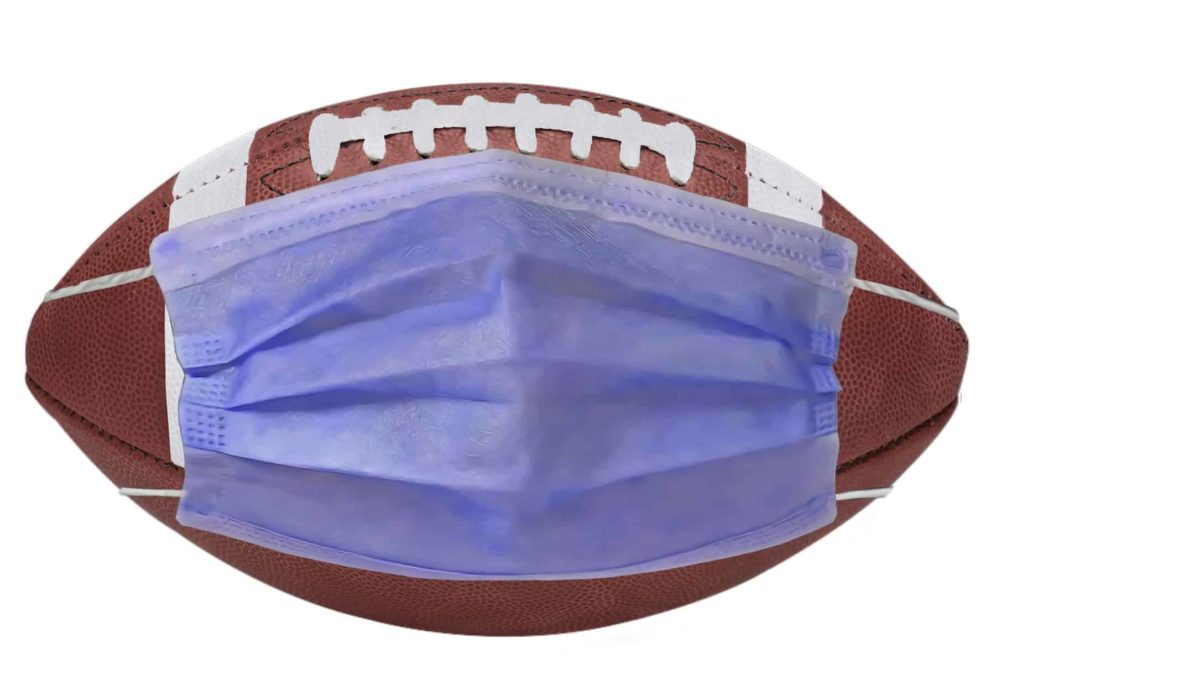 changing medical asx share price represented by football wearing covid mask