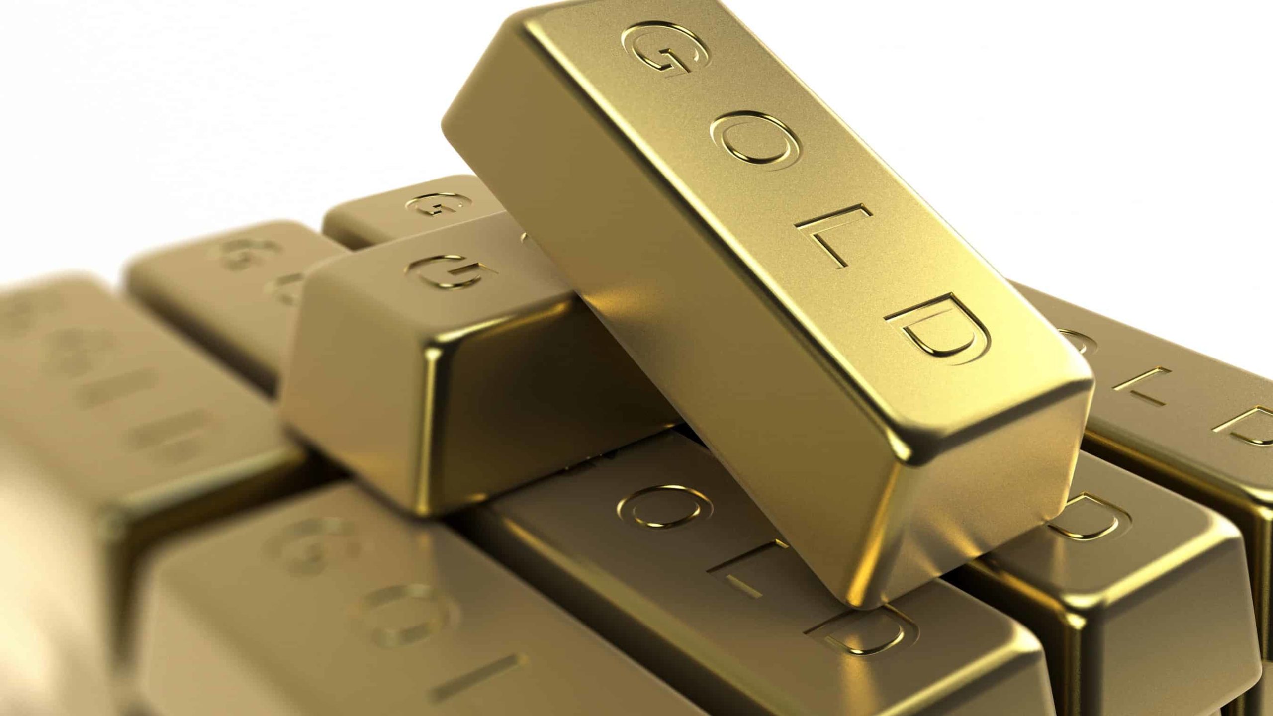 gold blocks with the word gold encrypted