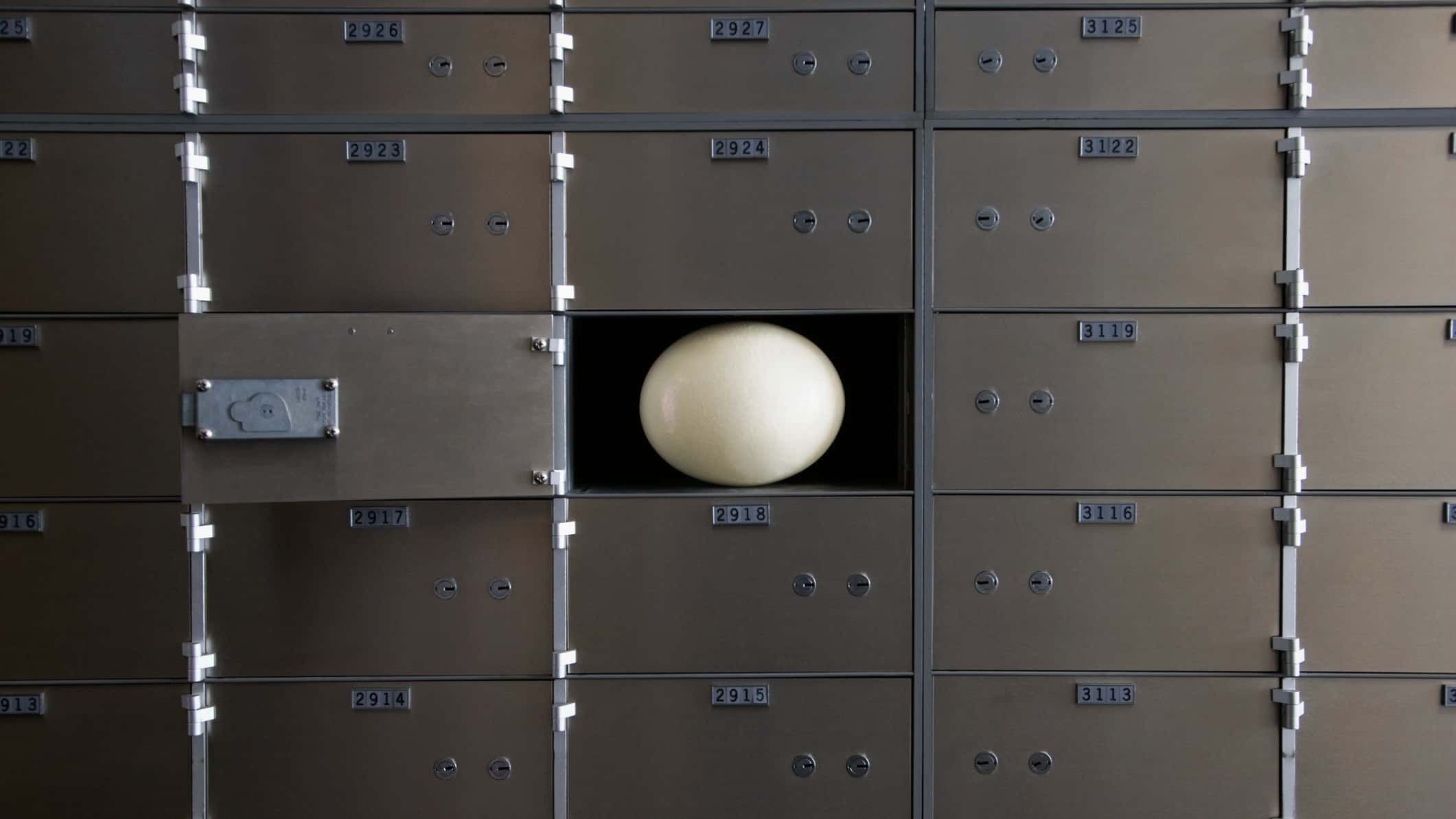 Next egg in bank safety deposit box