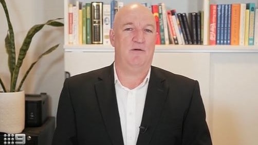 Scott Phillips on Nine News 22 July 2021.