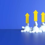 A graphic image of three upward pointing arrows with smoke coming from their bottoms, indicating the arrows are taking off just like the Althea share price today