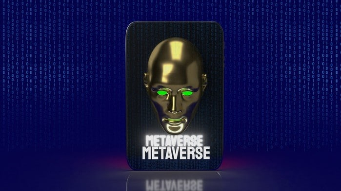 Metaverse picture and word.