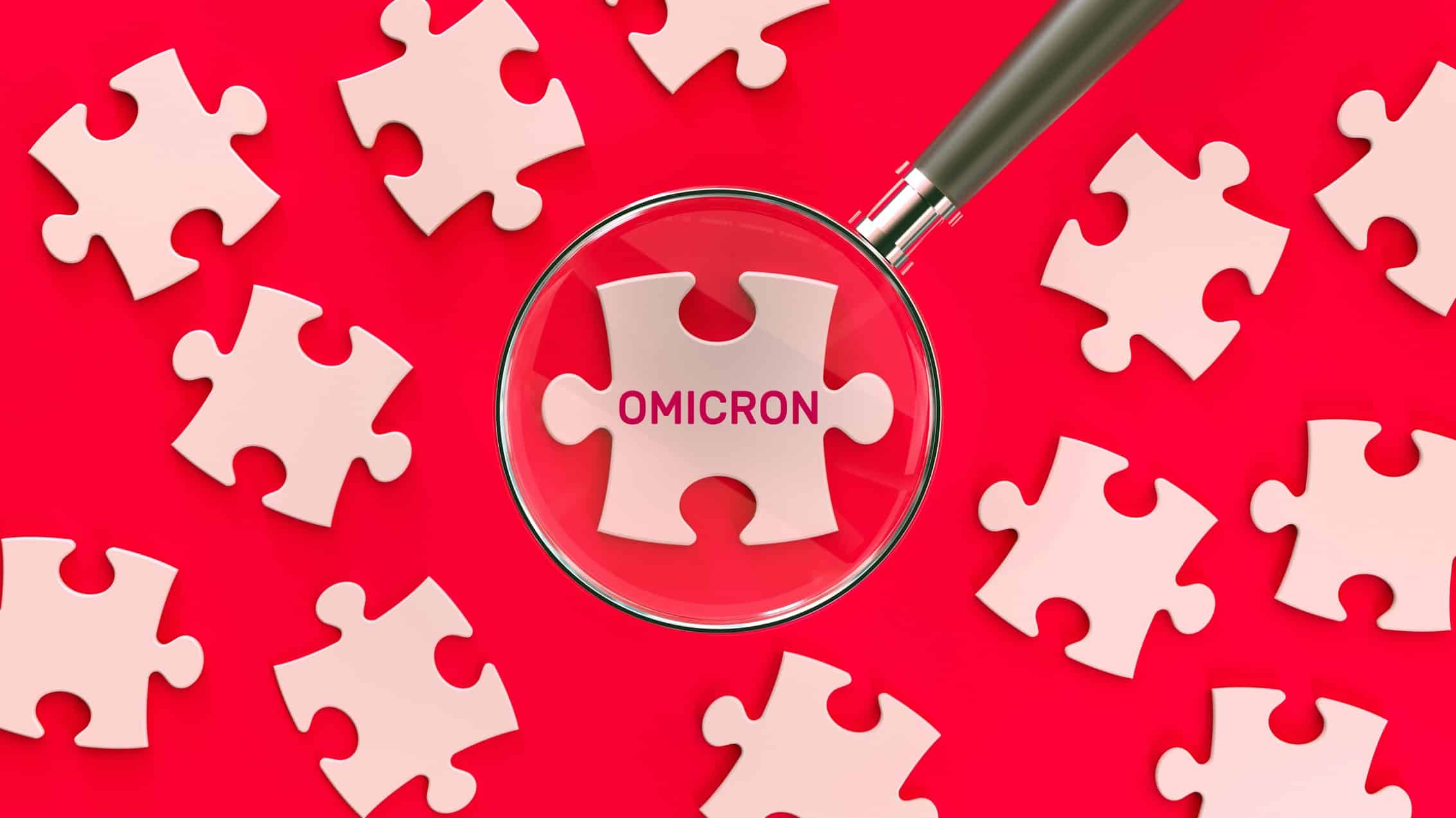 ASX shares Microscope looks at an Omicron piece of jigsaw puzzle
