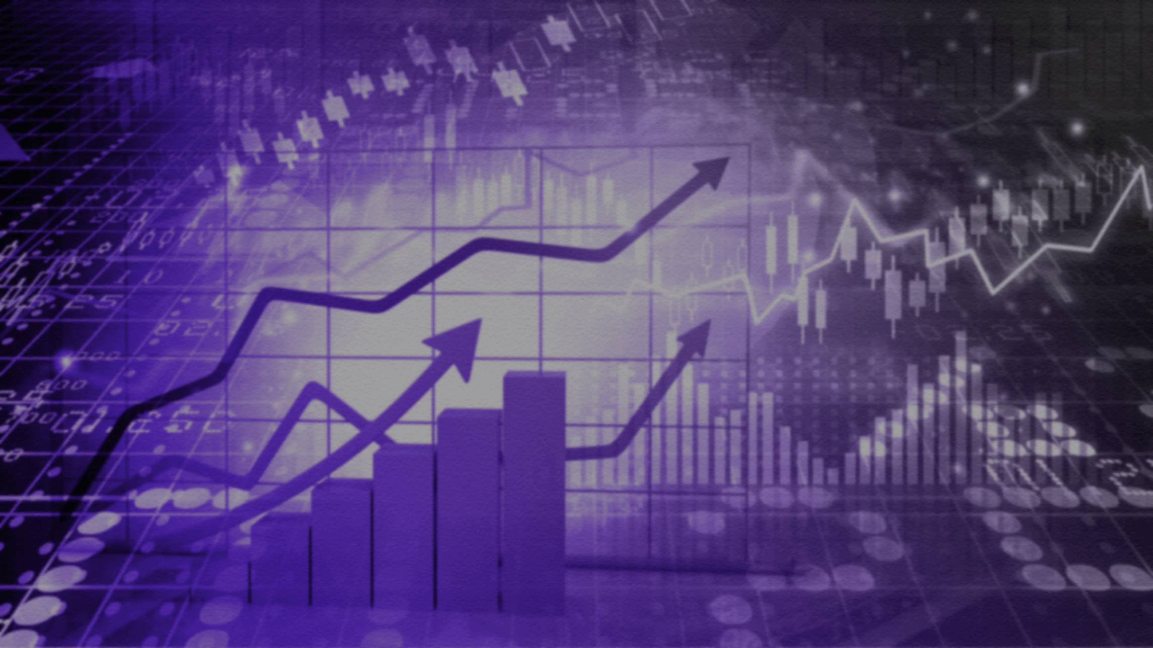 stock chart growth background