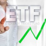 ETF spelt out with a rising green arrow.