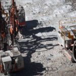 Lithium mine drilling machines.