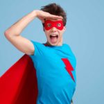 A superhero of power and lightning is fully charged and looking to the future as two brokers weigh in on the outlook for the CBA share price