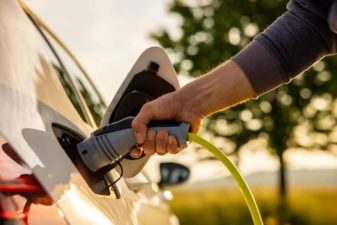 Man pumping petrol