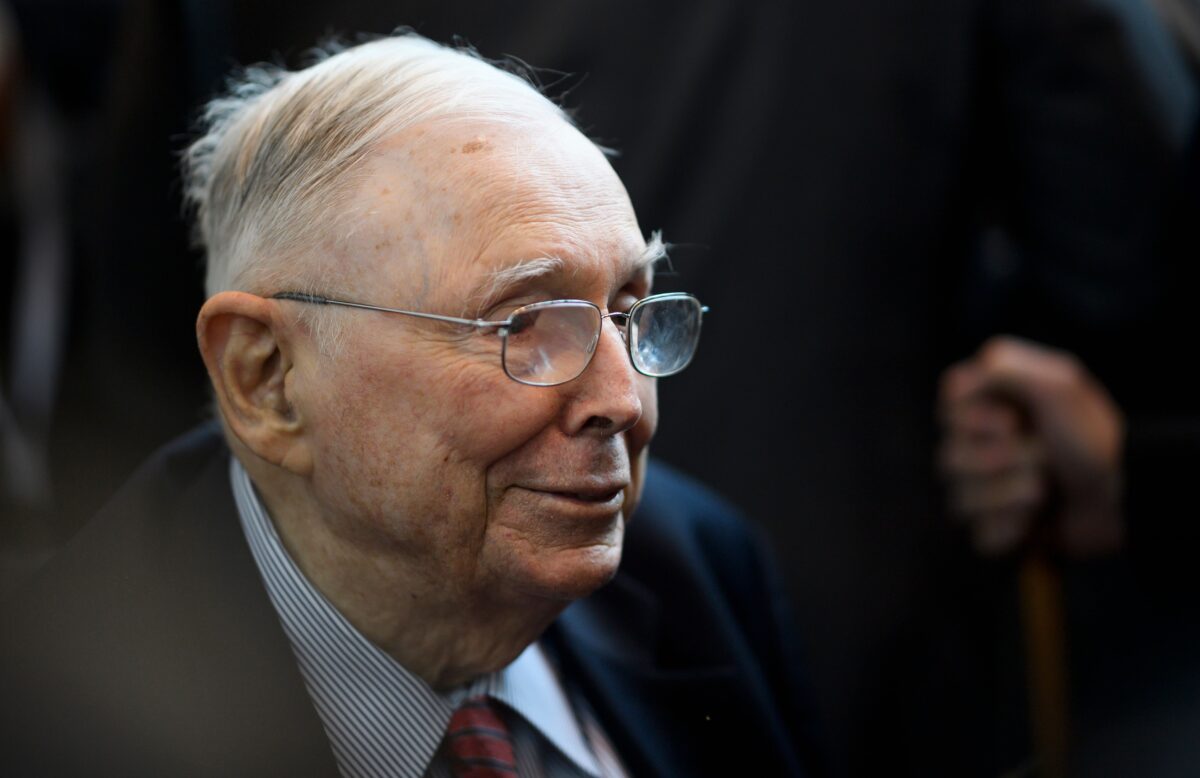 legendary investor Charlie Munger