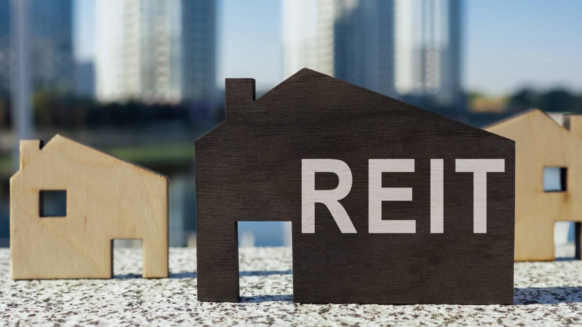 House models with REIT written on one.